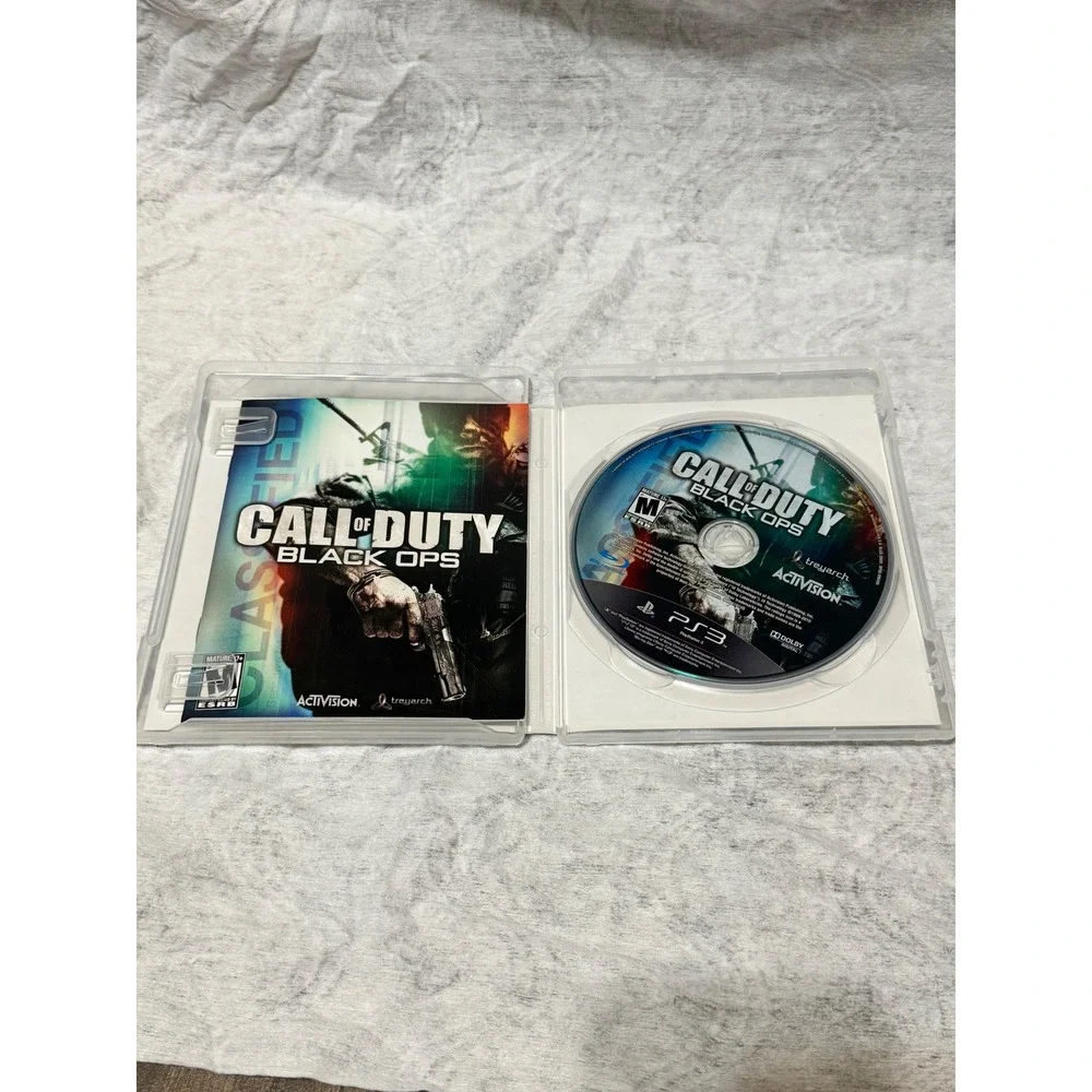 Call of Duty Black Ops Sony PlayStation 3 PS3 Game‎ Complete with Manual Top XL